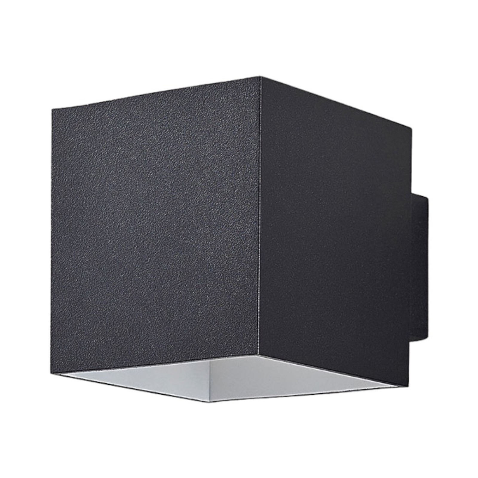 Aplique de pared Zuzana, G9, negra, angular, 10 cm - Arcchio
